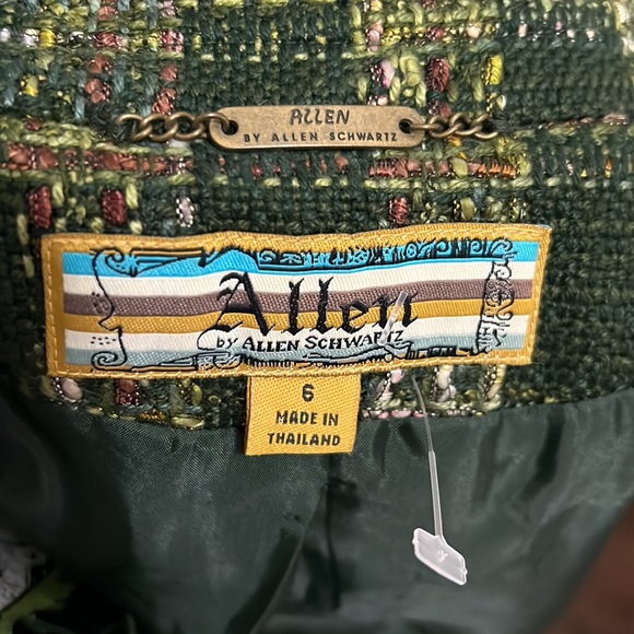 Allen Schwartz Tweed Classy Chic Coat Jacket Size Small - Picture 2 of 13